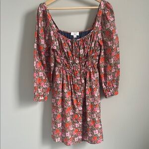 J.CREW Liberty print floral mini dress size 6